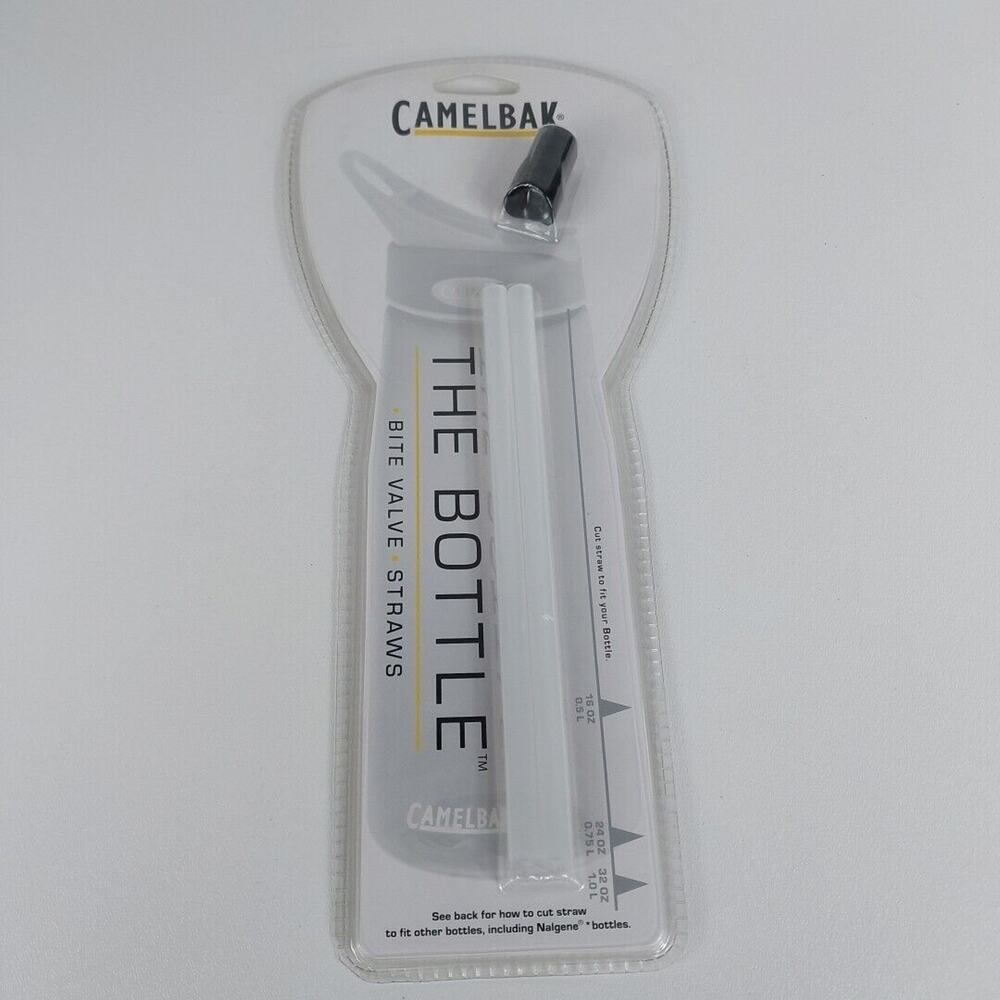 CamelBak The Bottle Replacement Straw With‎ Bite Valve Black Cut to Length